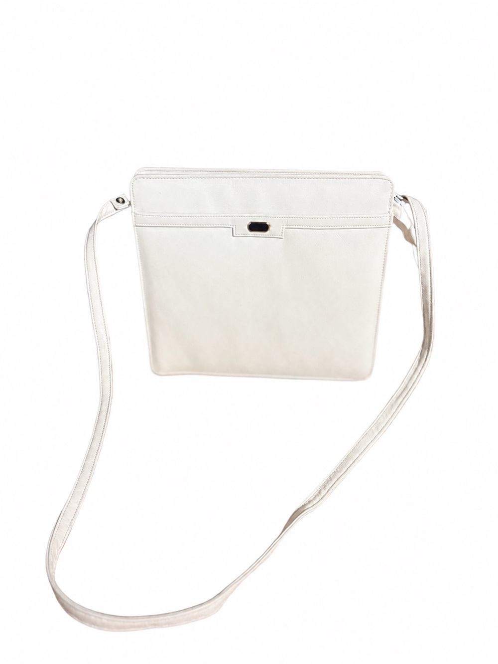 Vintage Cabrelli White Crossbody Shoulder Bag